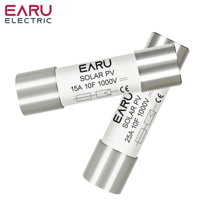 1PCS Solar DC 1000V DC 1500V PV Fuses 6A 10A 15A 20A 25A 30A 32A 50A High Voltage for Solar System Short Circuit Protection gPV