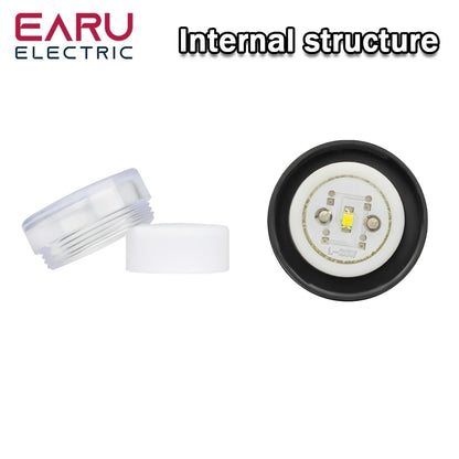 16MM Panel LED Power Electronic Indicator Pilot Signal Light Lamp AC DC 12V 24V 110V 220V 380V Red Green Yellow Blue White LED