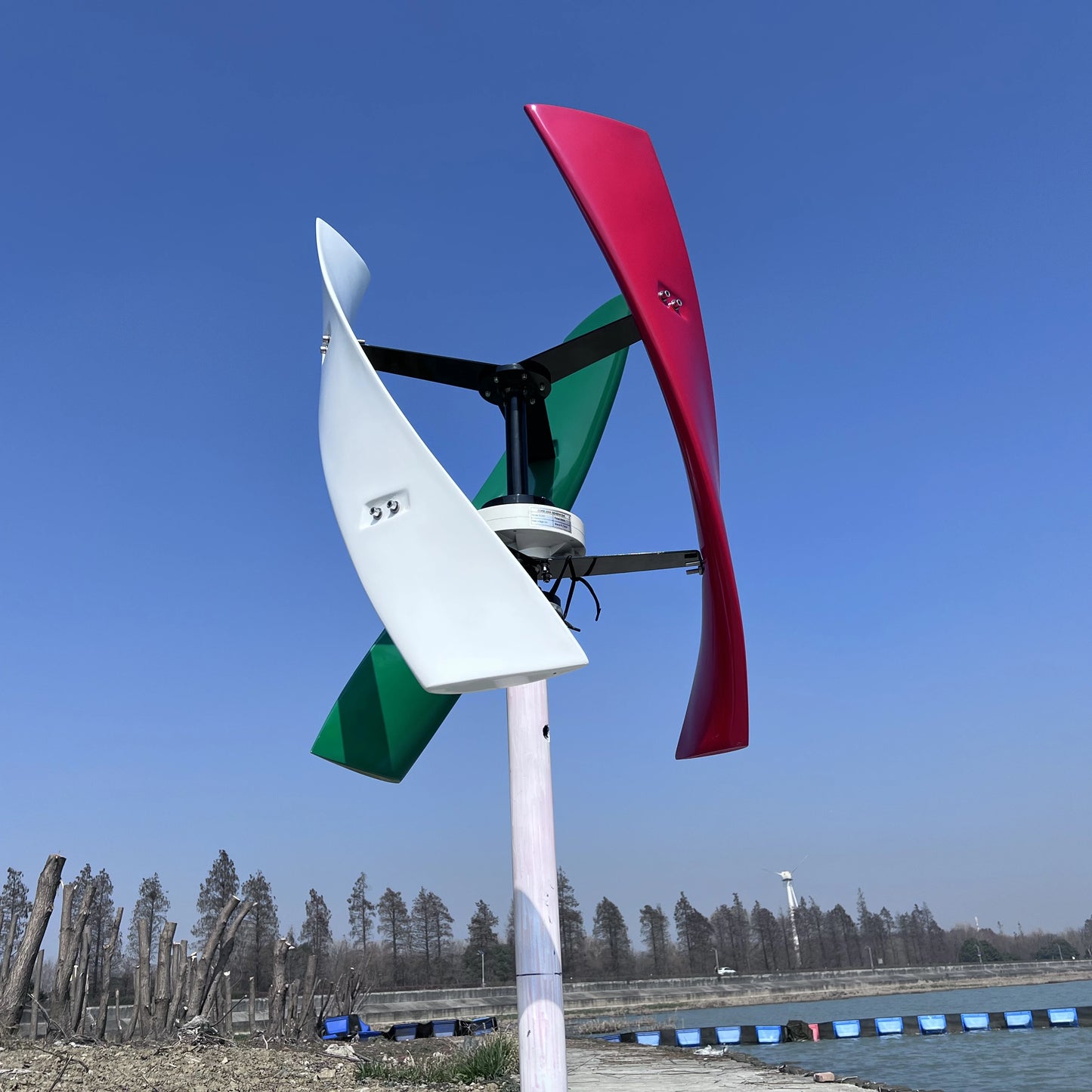 FLTXNY Power Factory Vertical Axis Windmill 4000W Permanent Magnet Wind Turbine Generator With MPPT Controller Off Grid Inverter