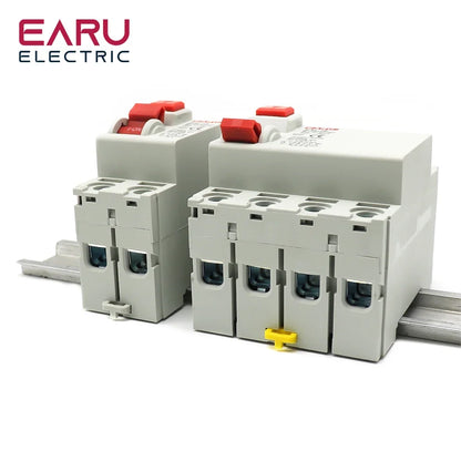 2P 4P 10/30/100/300mA Type A RCCB RCD ELCB Electromagnetic Residual Current Circuit Breaker Differential Breaker Safety Switch