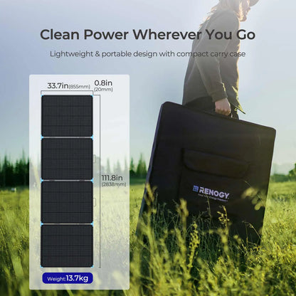 400W Lightweight Solar Panel for Outdoor Activities Durable & IP67 Waterproof