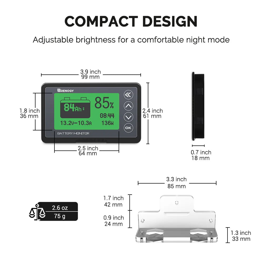 500A Battery High and Low Voltage Range 10V-120V