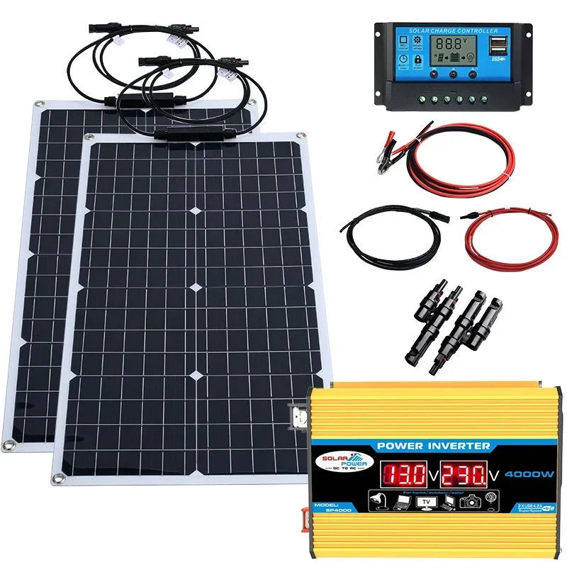 2000W Solar Energy System with 4000W Inverter and Controller by 54 Energy - Renewable Energy Store