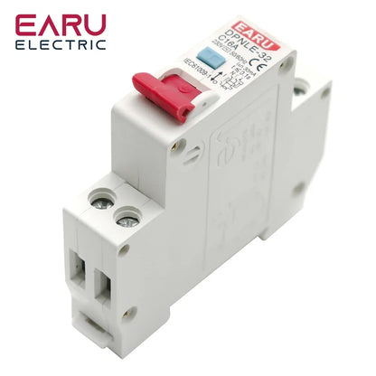 18MM RCBO Type AC Residual Automatic Circuit Breaker 6KA 1P+N 2P 16A 20A 230V With Over Current Leakage Protection 30mA EKL9-40