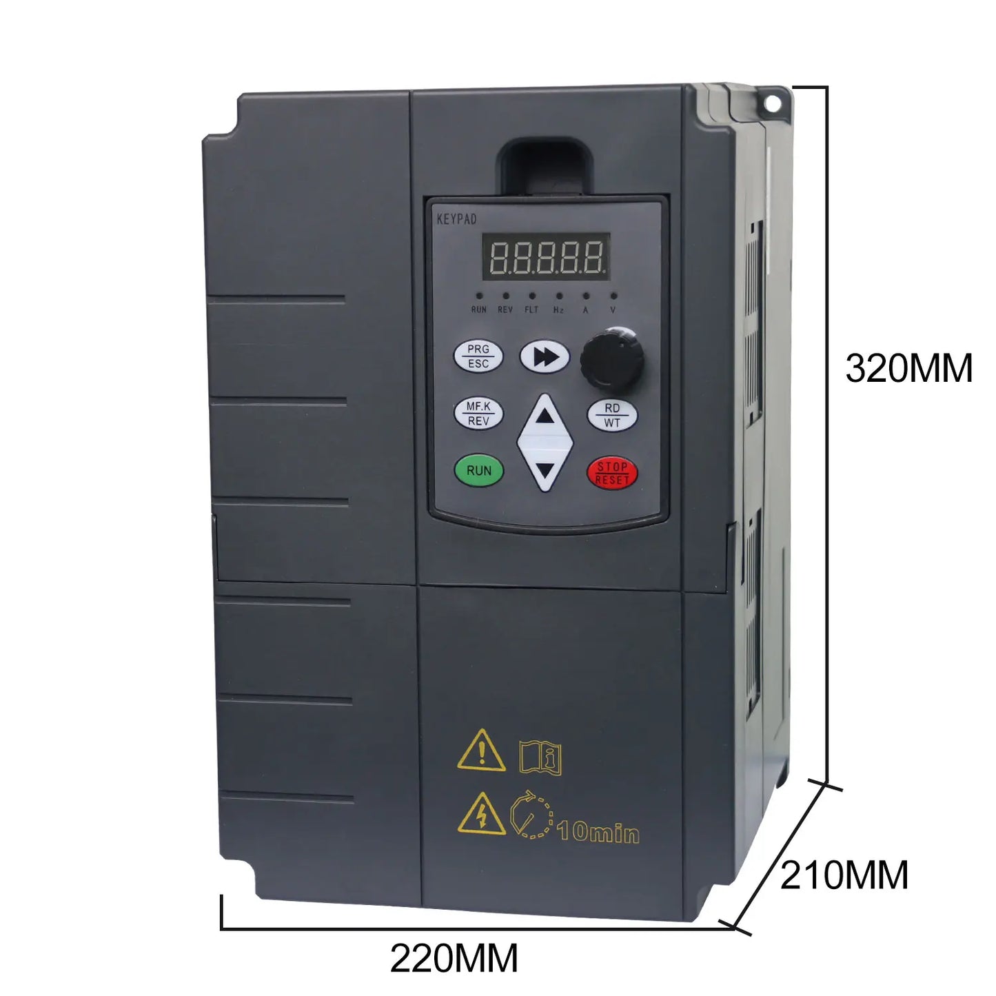 Variable Frequency Drive 9600D - 50/60Hz Motor Inverter, VFD for 15KW-30KW Motors, 1-phase 220v Input to 3-phase 220v Output