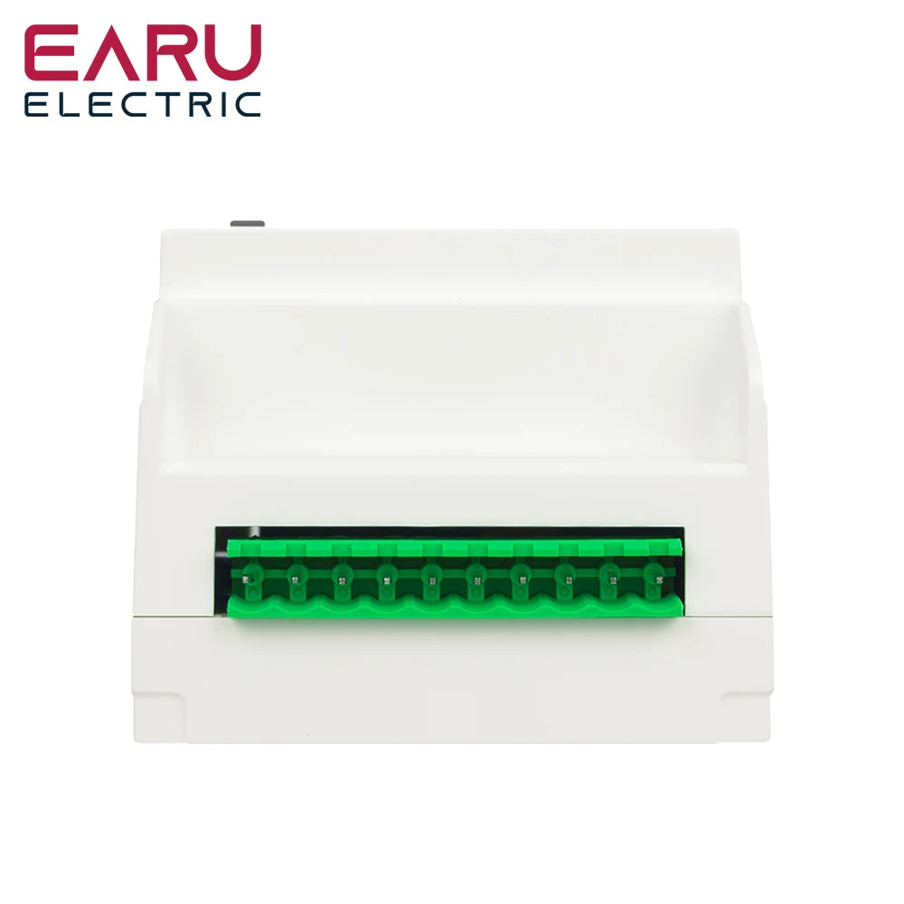 Three Phase Tuya WiFi Smart Bi-Directional Energy Meter with 3 CT Clamps Leakage Over Under Voltage Protector Relay Switch Limit