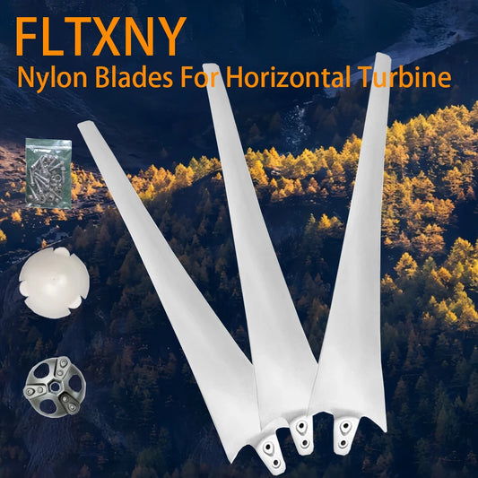 FLTXNY Strength Carbon Fibers Blades For Horizontal 100W 200W 300W 400W 500W 600W DIY For Wind Generator
