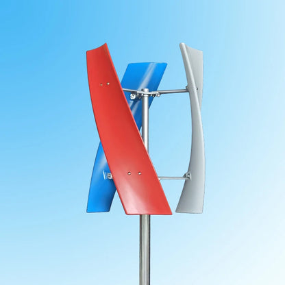 Sell Vertical Axis Residential Wind Turbine Generator Free Energy Power 1000W 24V 48V 3 Blades Windmill For Home Farm Street Use