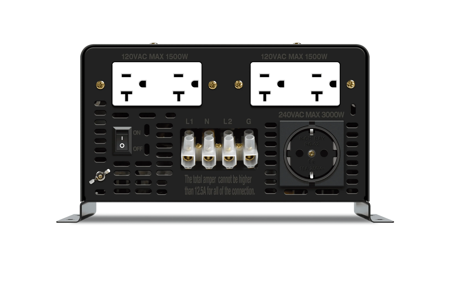 3000W Split-phase Pure Sine Wave Solar  Inverter 24V 220V Power Bank Inverter Solar Panel Converter 24V/48V DC to 220V/240V AC - 54 Energy - Renewable Energy Store