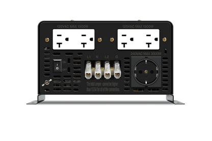 3000W Split-phase Pure Sine Wave Solar  Inverter 24V 220V Power Bank Inverter Solar Panel Converter 24V/48V DC to 220V/240V AC - 54 Energy - Renewable Energy Store