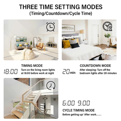 eWeLink WiFi Smart Remote Control 2/3/4P 125A AC 230V ATS Dual Power Automatic Transfer Electrical Selector Switch Uninterrupted