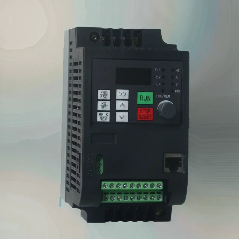 Multiple protection VFD single-phase 220V input inverter three-phase 380V output exhaust fan motor speed controller