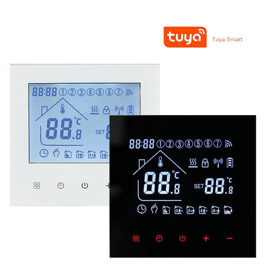 TUYA WiFi Smart Thermostat Temperature Controller for Floor Heating TRV Water Gas Boiler Remote Control by Alexa Google Home