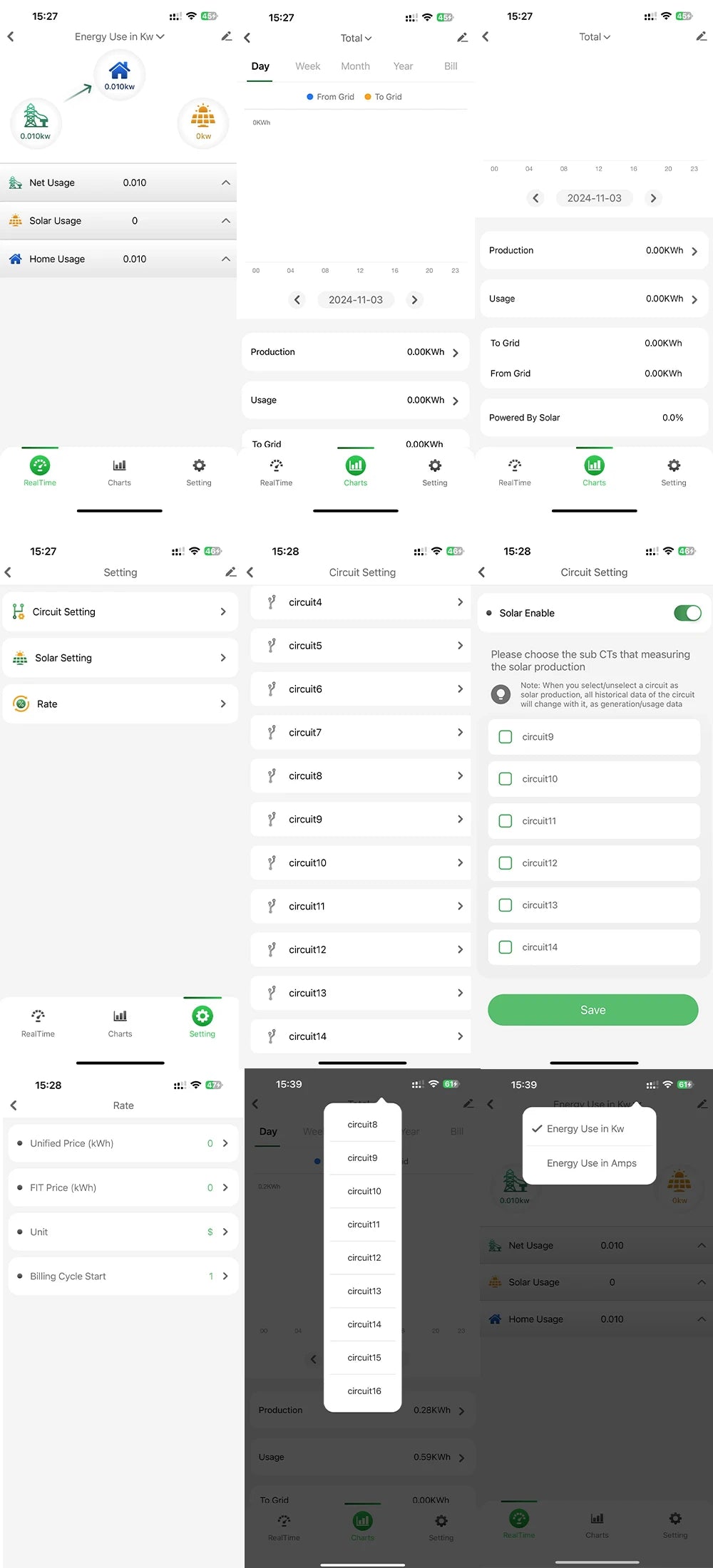 Tuya Smart WiFi Multi-Circuit 19 Channels Bi-Directional Power Energy kWh Meter Monitor AC90-480V 200A 300A with 19PCS CT Clamps