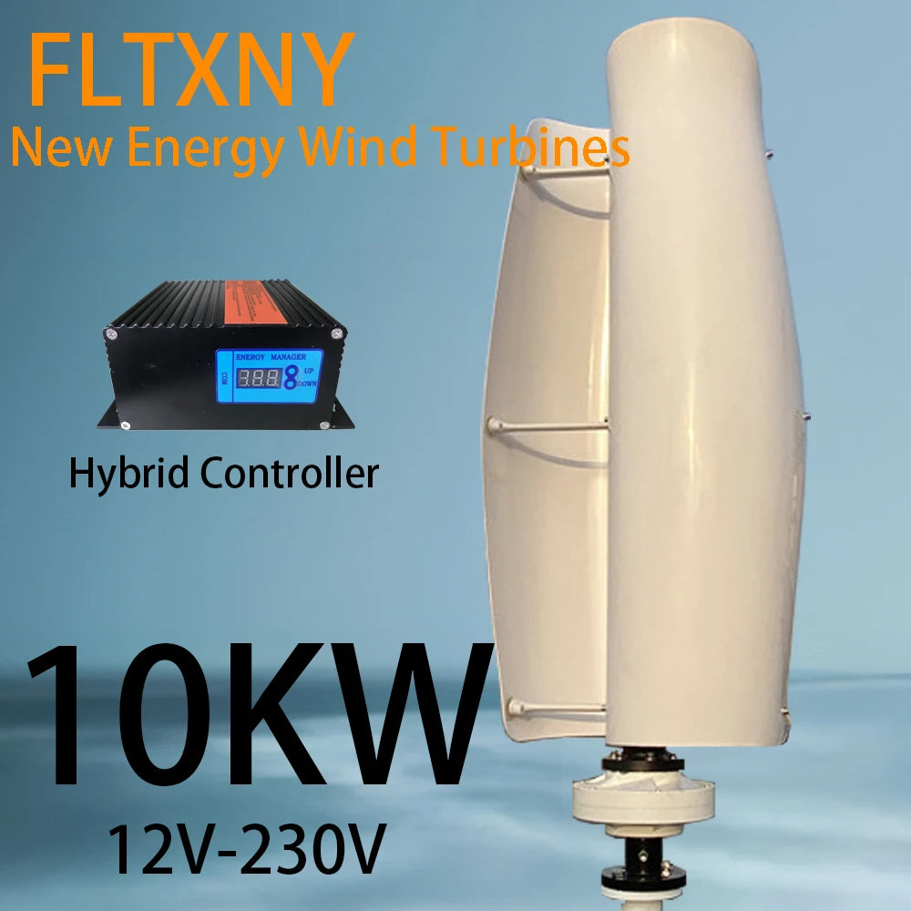 Wind Turbine Generator For Home Use high efficiency 10000W 12/24/48V Vertical Axis Efficient