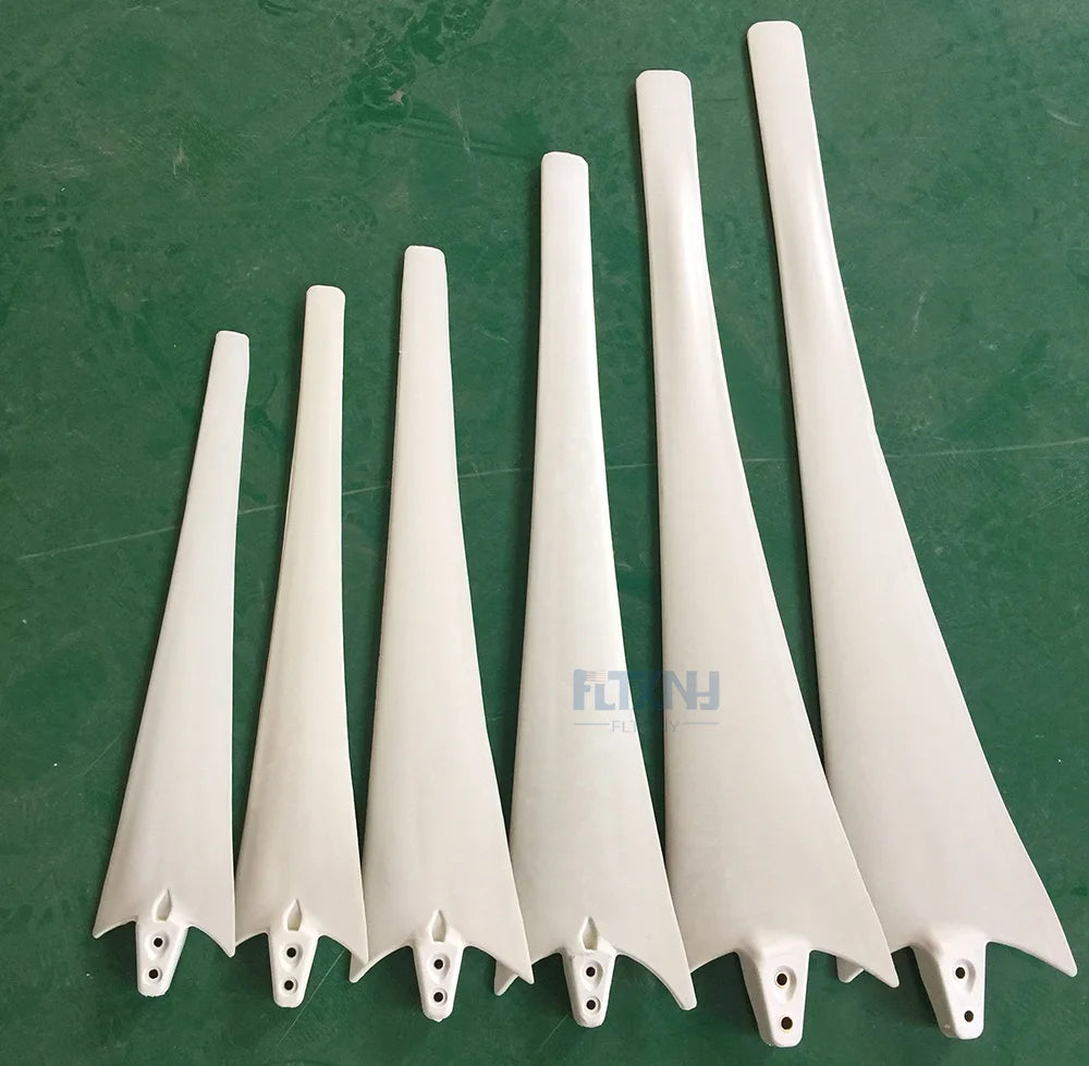 Factory Nylon Fiber Blades For Horizontal Wind Turbine 550mm 600mm 650mm 750mm 800mm 900mm Wind Generator Accessories DIY Blades
