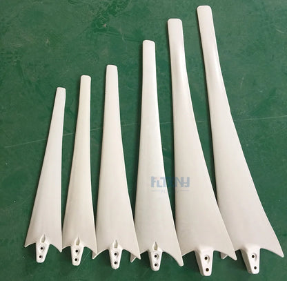 Factory Nylon Fiber Blades For Horizontal Wind Turbine 550mm 600mm 650mm 750mm 800mm 900mm Wind Generator Accessories DIY Blades
