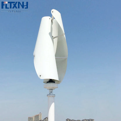 New Energy Windmill  5000W 96V 220V 120V Vertical Wind Turbine Generator High Efficiency Low RPM With Controller