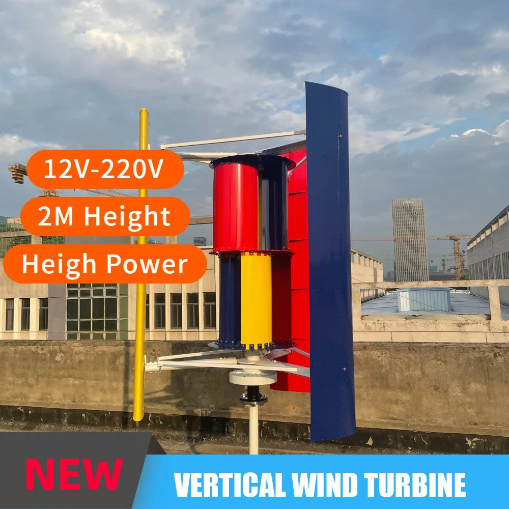6000W 8000W 10000W Axis Wind Turbine 24V 48V 96V 220V Maglve Generator 3 Blades Free Energy for Homeuse Windmills Low RPM - 54 Energy - Renewable Energy Store