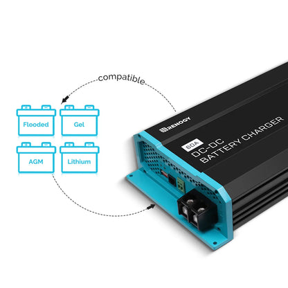 12V 60A DC to DC Lithium AGM GEL Battery Charger