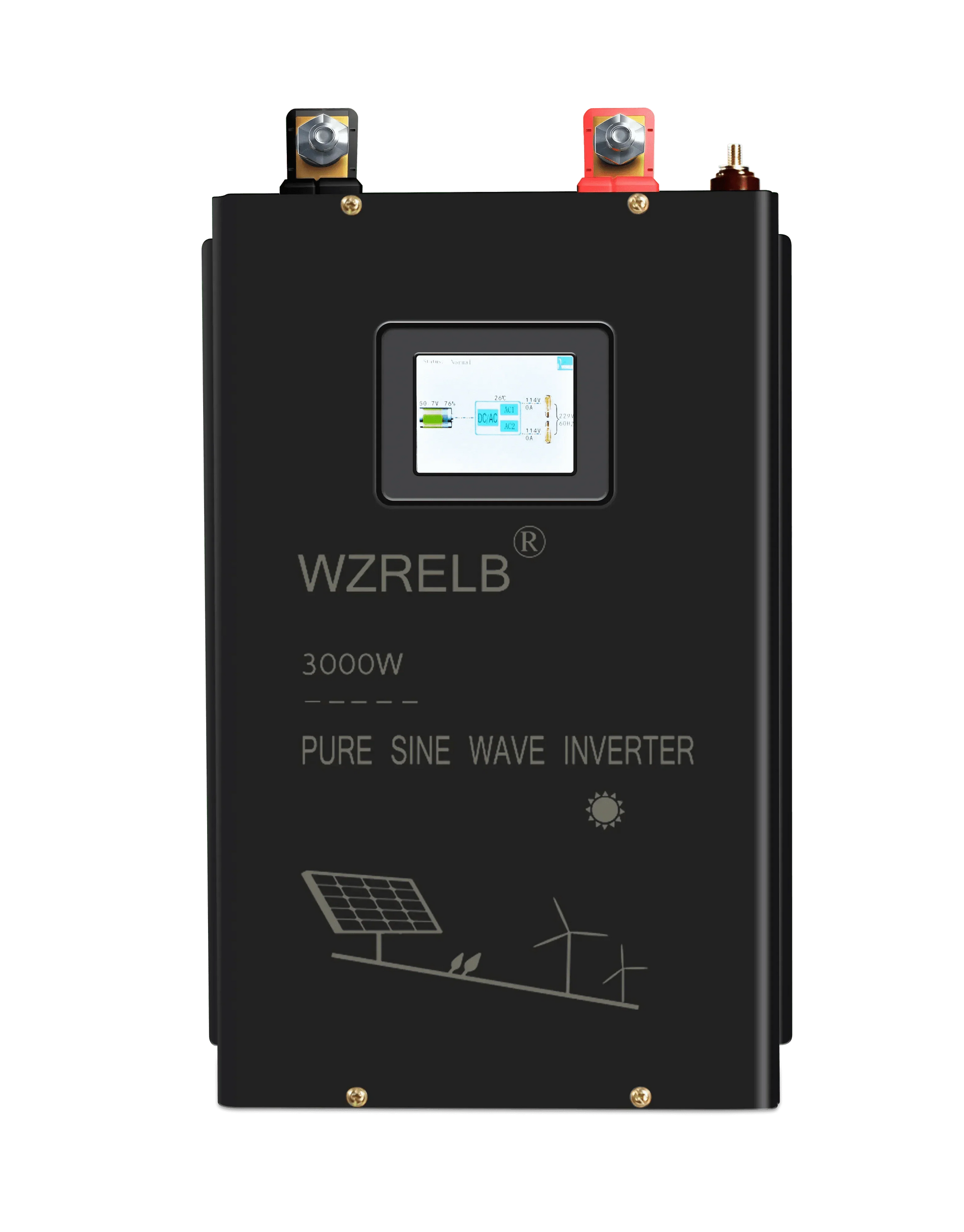 3000W Split-phase Pure Sine Wave Solar  Inverter 24V 220V Power Bank Inverter Solar Panel Converter 24V/48V DC to 220V/240V AC - 54 Energy - Renewable Energy Store