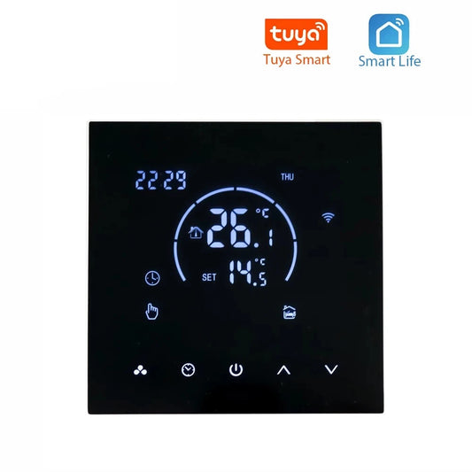 TUYA WiFi Thermostat Temperature Controller Water Electric Floor Heating TRV AC100V-240V 3A 16A Digital LCD Display Wall Mounted