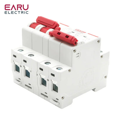 2P+2P MTS AC 400V Dual Power Manual Transfer Interlock Circuit Breaker Din Rail Isolating Discounnecting Switch MCB 16A 40A 63A