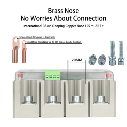 Three Phase 4 Wires 300A 3*220V/380V Multifunctional Direct Wiring High Load Power Energy Meter Monitor Backlight Display RS485