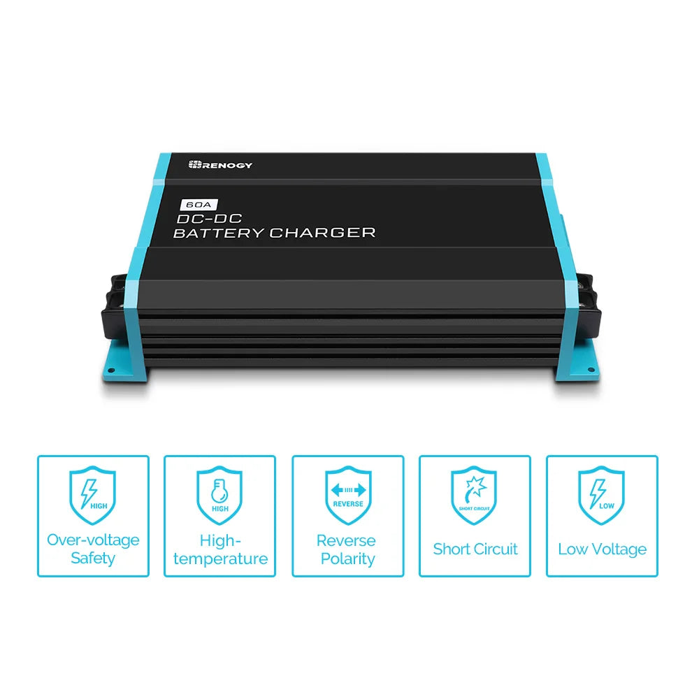 12V 60A DC to DC Lithium AGM GEL Battery Charger