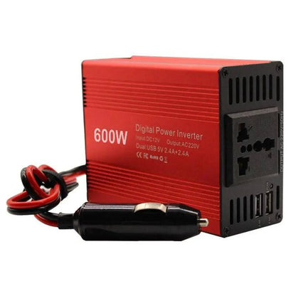 Power Converter Modified Sine Wave Universal Socket  12V /  220V / 600W - 54 Energy - Renewable Energy Store