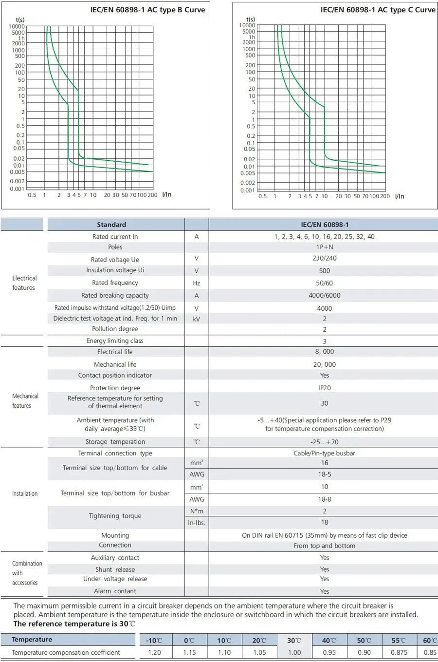 DPN 1P+N AC 230V Mini Circuit Breaker MCB 6A 10A 16A 20A 25A 32A Din Rail Mounting Cutout Miniature Household Air Switch OEM DIY