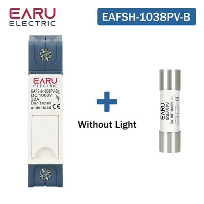 1P 2P 3P 4P Solar DC Fuse Holder High Voltage Solar PV DC 1000V Photovoltaic 6A-32A Photovoltaic System Protection Protector gPV