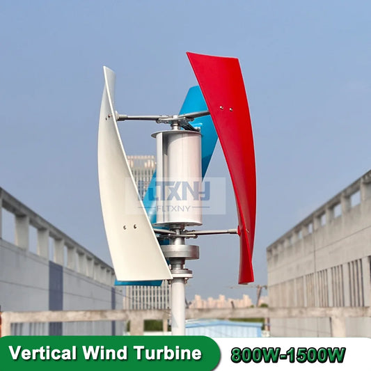 Wind Generator 1500w Inner Air Duct 1000w Small Free Energy Wind Turbine Power Permanent Maglev 12v 24v With MPPT Controller - 54 Energy - Renewable Energy Store