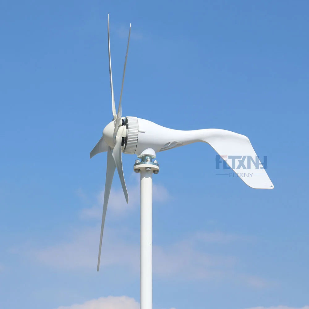 New Micro wind turbine generator 400w 12v 24v horizontal low noise with high efficient 3 blades or 5 blades