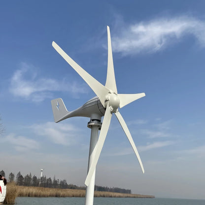 New Energy 3 5 Blades Windmill Wind Turbine Generator 2kw 3kw 12v 24v 48v With MPPT controller For Home use Street Lamps