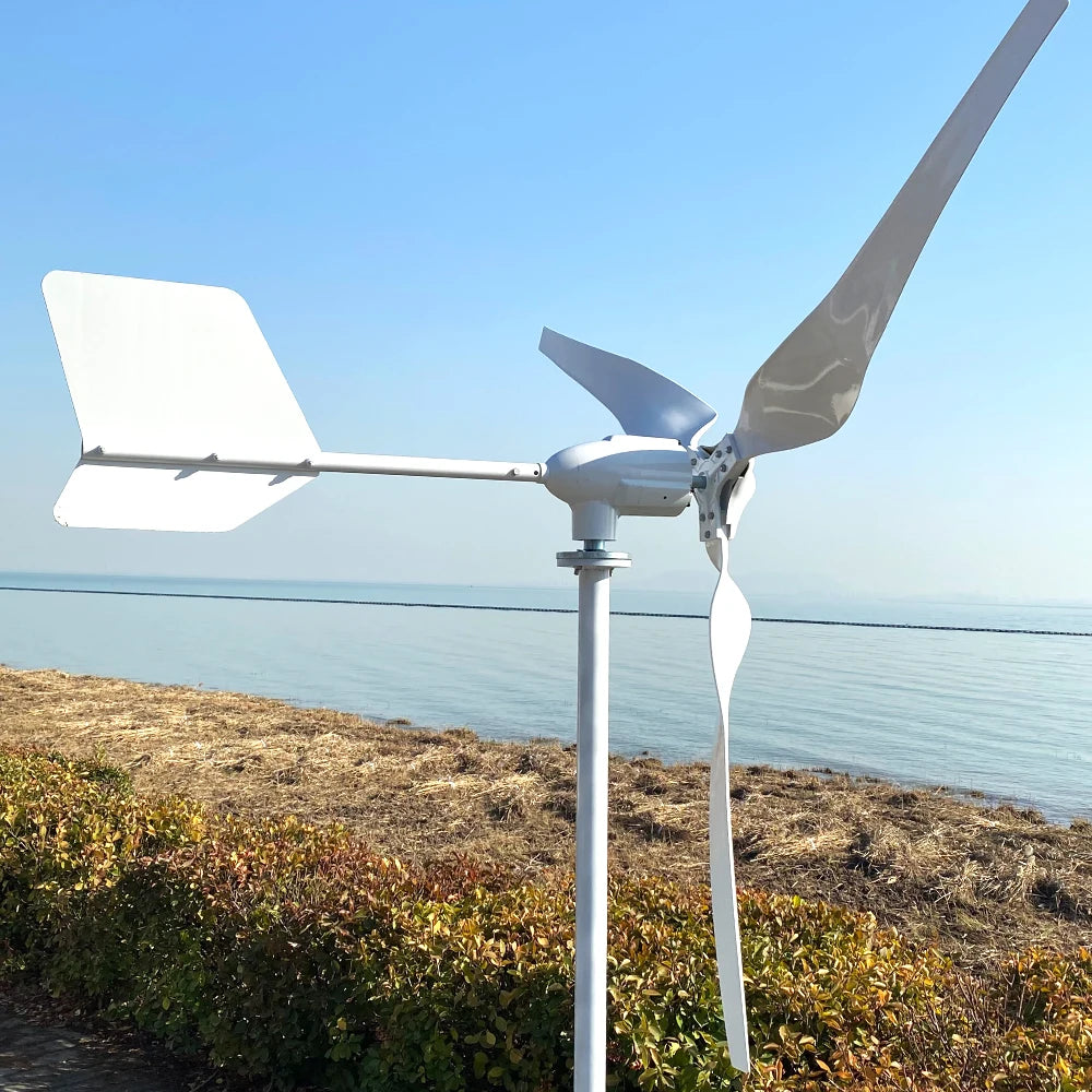 FLTXNY New Style 3KW 4KW 5KW Wind Turbine Generator With 3PCS Blades With 24V/48V/96V With Off Grid System
