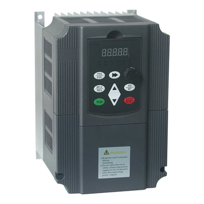 AC Frequency Inverter with VFD Technology, Converts 220V Single Phase Input to 380V 3 Phase Output, 1.5KW-11KW