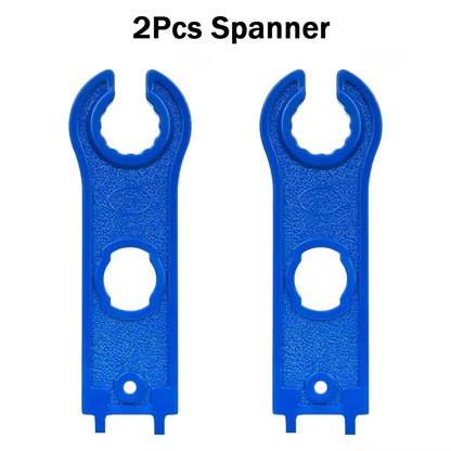 5 Pairs Connectors DC 1000V 30A Panel Branch PV Photovoltaic Wire/Board Terminal Box Inverter IP67 Waterproof and Spanner