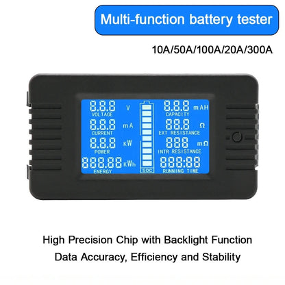 PZEM-013 DC 0-200V 10A 50A 100A 200A Voltmeter Ammeter Car Battery Tester Capacity Resistance Electricity Voltage Meter Monitor