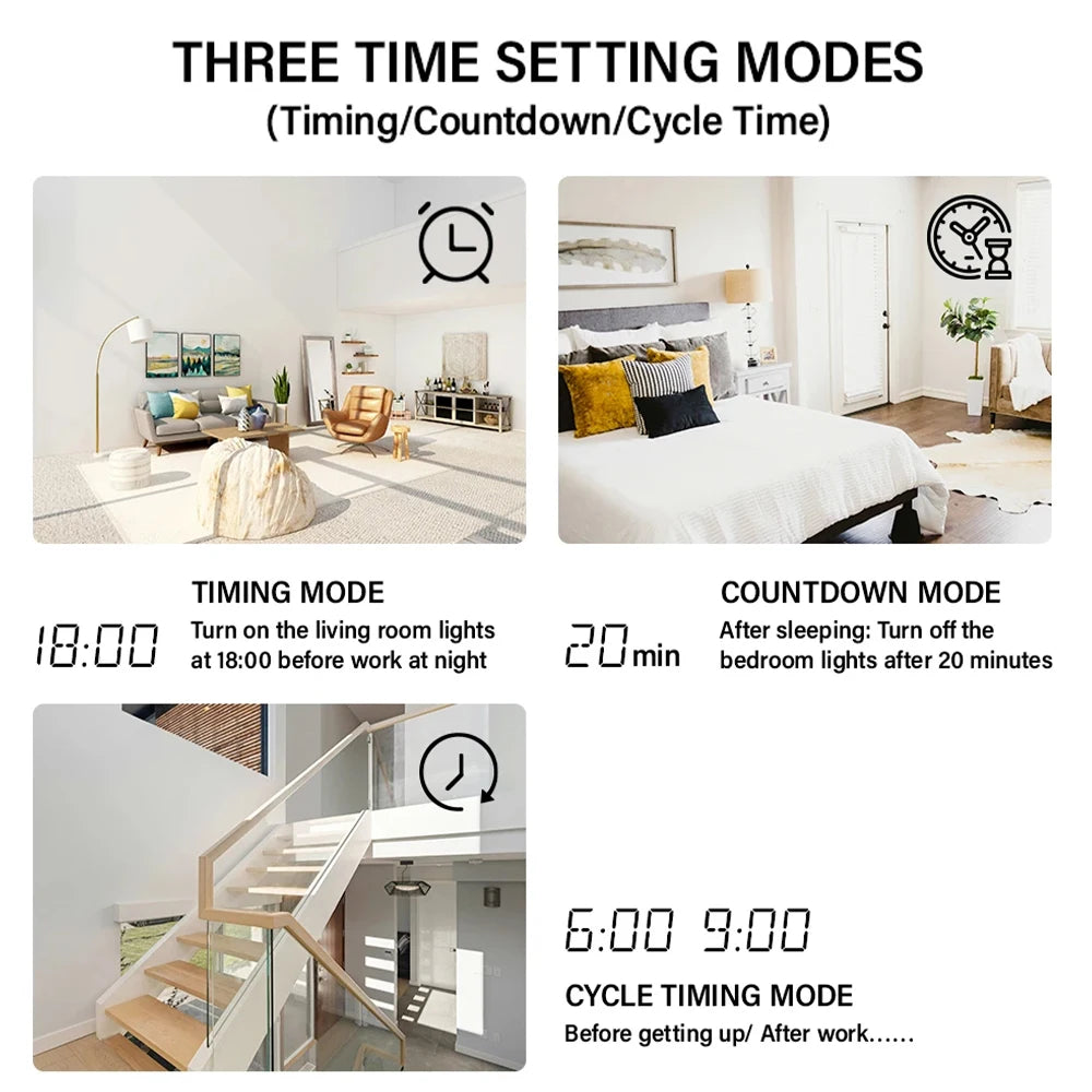 eWeLink WiFi Smart Remote Control 2P 125A AC 230V ATS Dual Power Automatic Transfer Electrical Selector Switch Uninterrupted