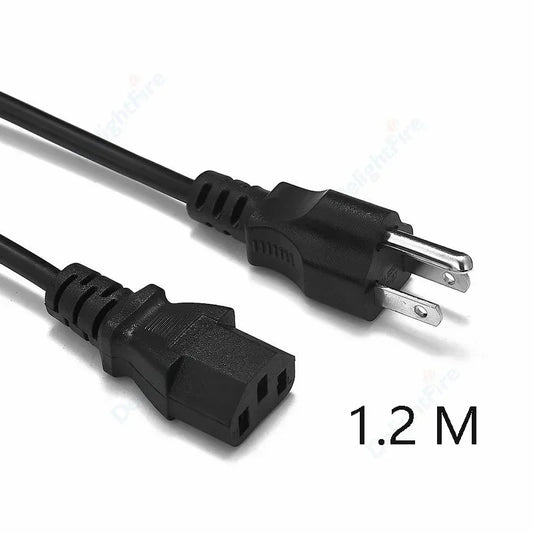 US UK CH Plug Power Extend Cable IEC C13 Lead Cord 1.2m 1.5m 1.8m 5ft for PC Monitor LCD TV 3D Printer by 54 Energy - Renewable Energy Store