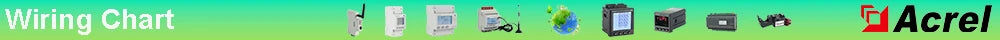 Acrel ACR10R-D16 Bidirectional Single Phase Energy Meter with 120A Split Core Ct RS485 Modbus-RTU for Solar Solis Inverter