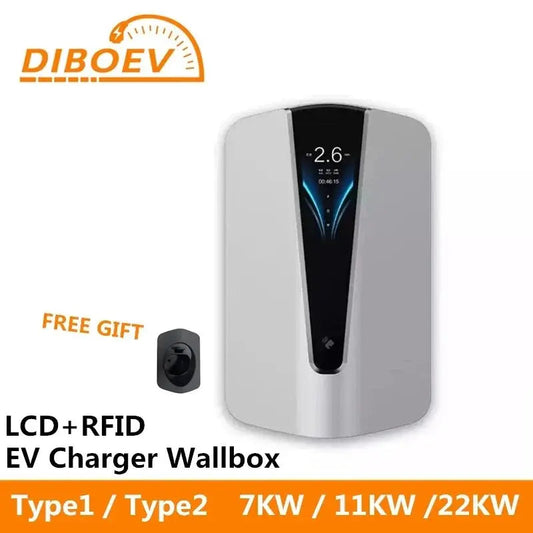 EV Car Charger EVSE Wallbox Electric Car Vehicle Charging Station 22KW Level 2 Electric Car Charging Station EV Charging Station - 54 Energy - Renewable Energy Store