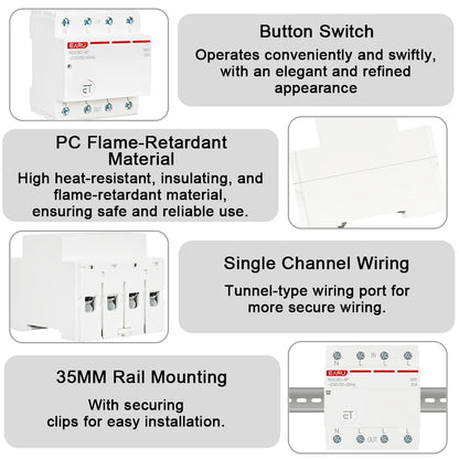 Tuya eWeLink WiFi ZigBee Smart Circuit Breaker MCB 3P+N Timer Relay Switch Voice Remote Control for Alexa Google Home Assistant