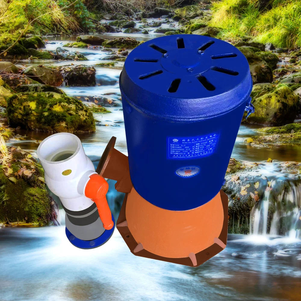 3KW 5KW 10KW Electric Water Turbine Hydroelectric Generator 220V Alternative Power Energy Generator Lighting Charging 5000W