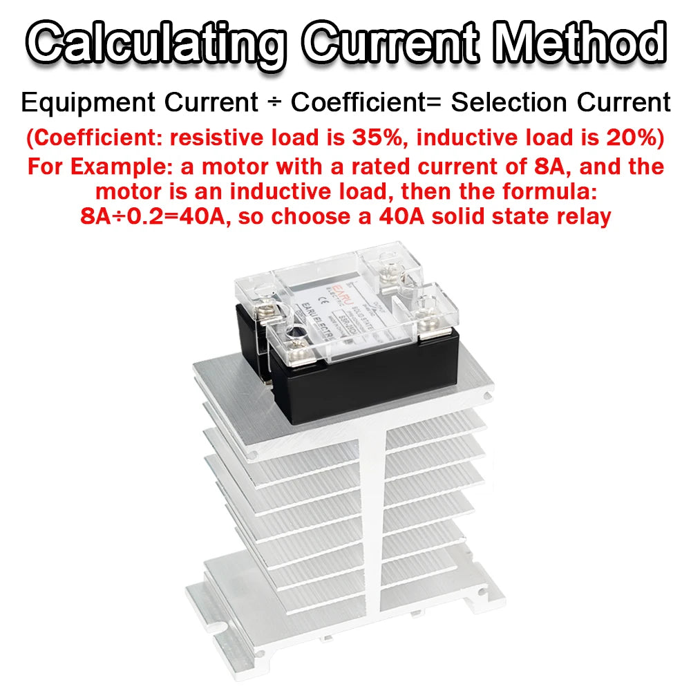 1Pcs Single Phase Solid State Relay Module SSR-25DA SSR-40DA SSR-40AA SSR-40DD SSR 10A/25A/40A/60A/80A/100A/120A/150A DD DA AA