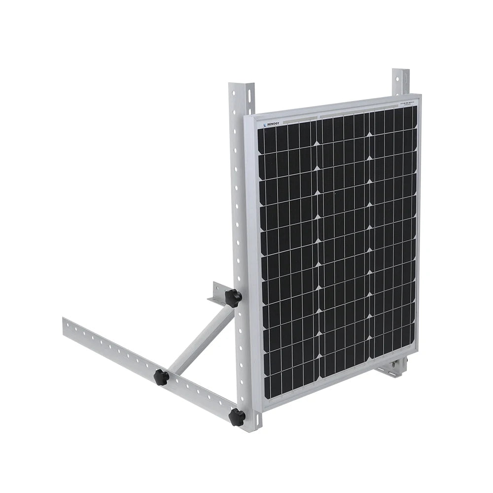 28in Adjustable Solar Panel Mount Brackets, with Tilt Legs on Any Flat Surface for RV