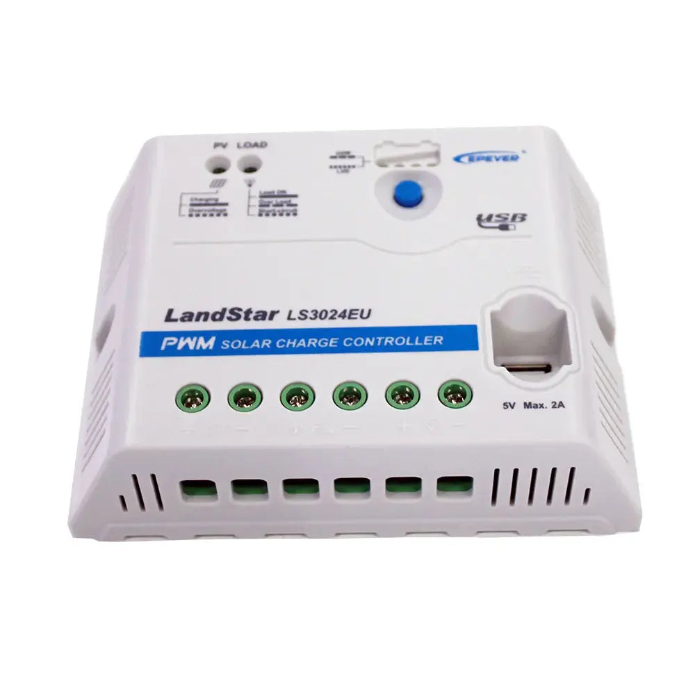 30A solar controller for 12V 24V system work LS3024EU USB outport apply to home system 30amp EPEVER PWM new regulator - 54 Energy - Renewable Energy Store