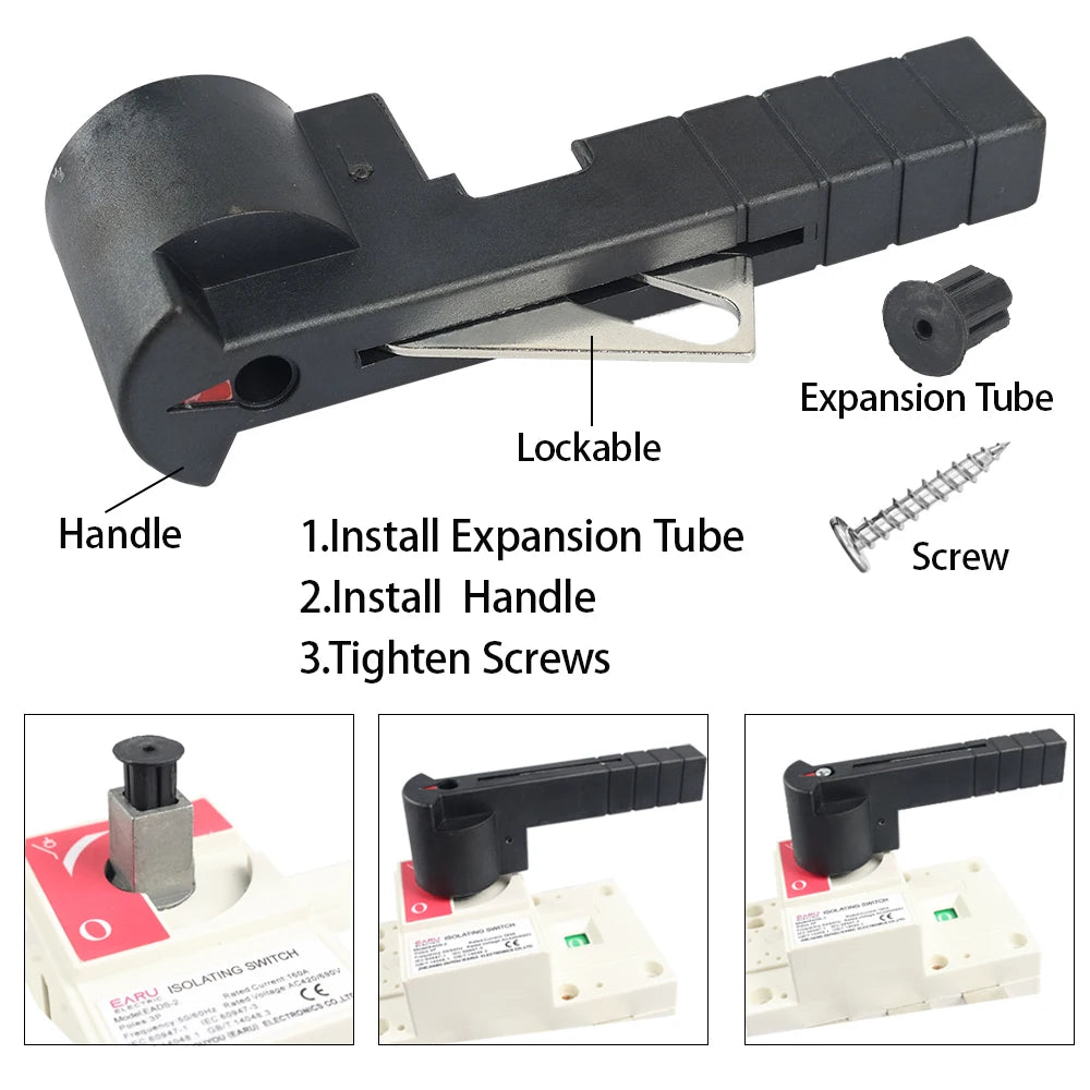 3P AC420/690V 100A 160A 250A Load Isolation Switch Knife Switch Three-Phase Circuit Breaker In-cabinet Transfer Operation Switch