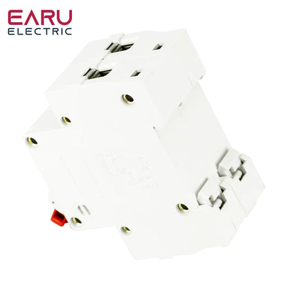 2P DC MCB 12V 24V 48V 500V Circuit Breaker Battery Car Protector DZ47 Positive Negative Pole Rotection  Protect Switch Isolator